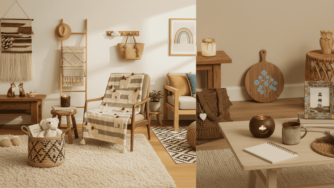 Home decor and kitchenware styled in an elegant Australian home