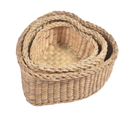 Hyacinth Nesting Storage Baskets